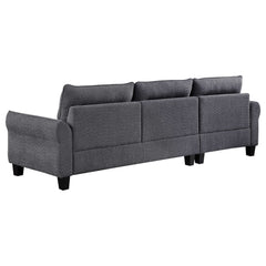 Caspian Grey Sectional - Ornate Home