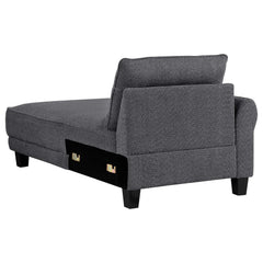 Caspian Grey Sectional - Ornate Home