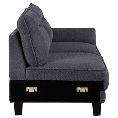 Caspian Grey Sectional - Ornate Home