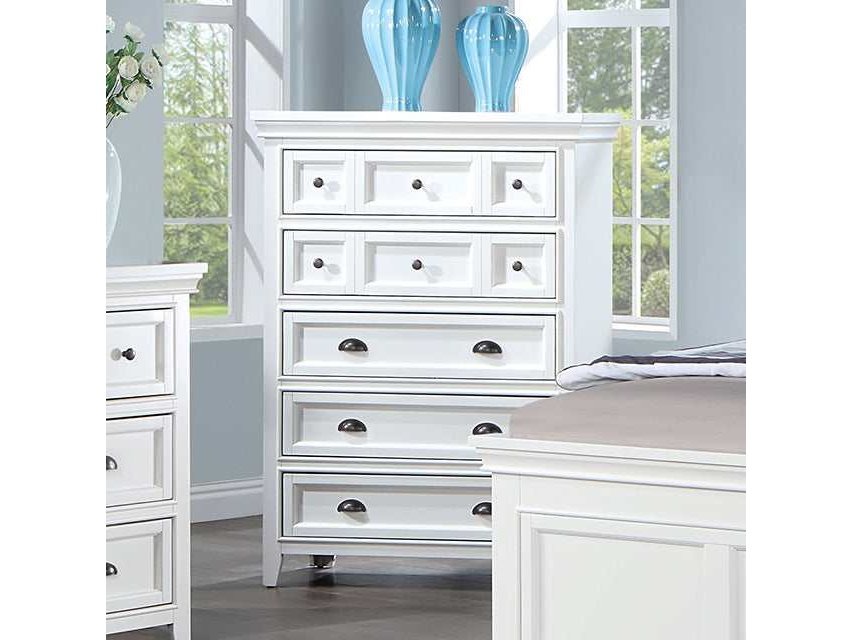 Castile White Chest - Ornate Home