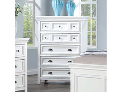 Castile White Chest - Ornate Home