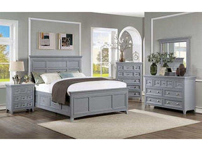 Castlile Gray 4 Pc. Queen Bedroom Set - Ornate Home
