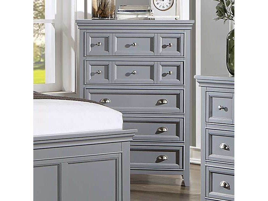 Castlile Gray Chest - Ornate Home
