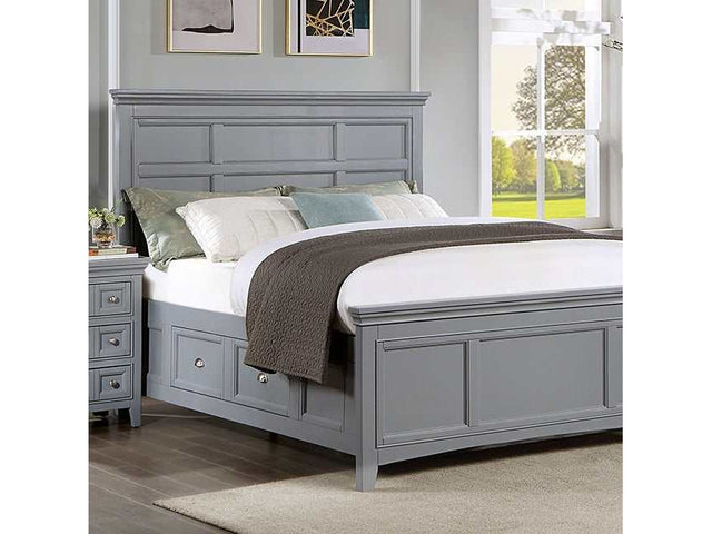 Castlile Gray Full Bed - Ornate Home