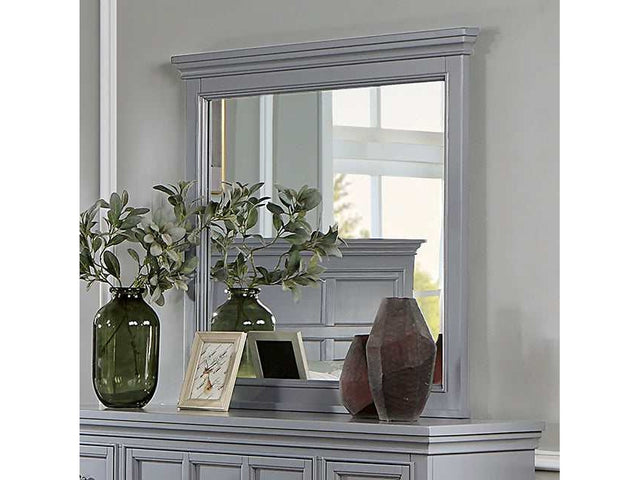 Castlile Gray Mirror - Ornate Home