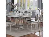 Cathalina Silver Oval Dining Table - Ornate Home