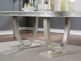 Cathalina Silver Oval Dining Table - Ornate Home