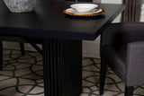 Catherine Black Dining Table - Ornate Home