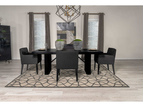 Catherine Grey / Black 5 Pc Dining Set - Ornate Home