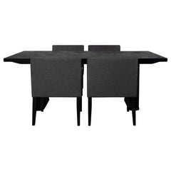 Catherine Grey / Black 5 Pc Dining Set - Ornate Home