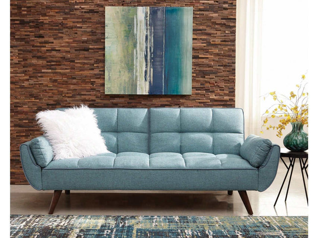 Caufield Turquoise Blue Sofa Bed - Ornate Home