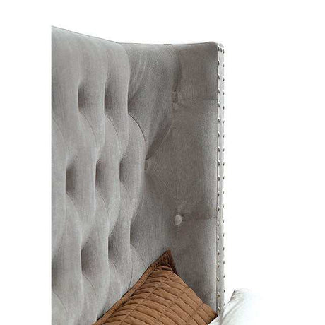 Cayla Gray Queen Bed - Ornate Home