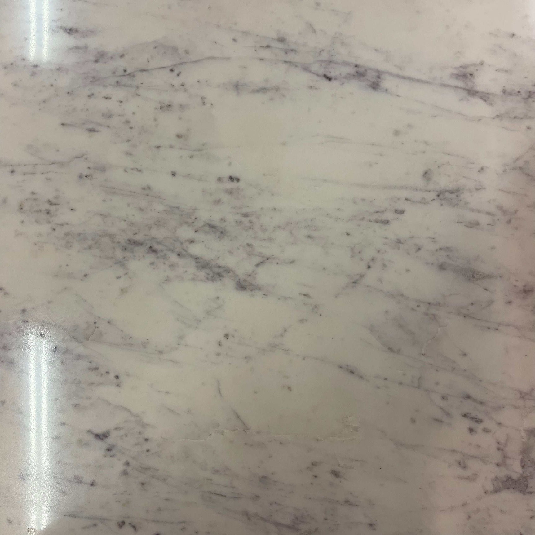 Ceana Genuine White Marble Top & Black Dining Table - Ornate Home