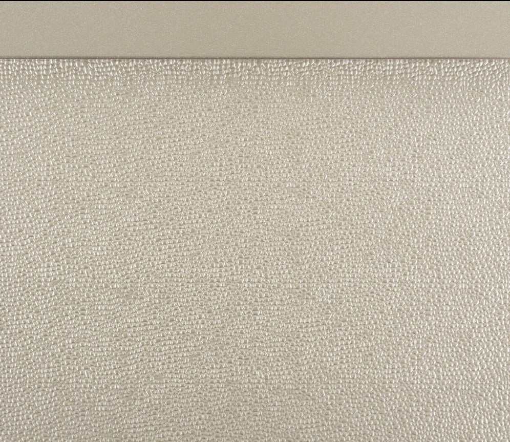 Celandine Silver Dining Table w/ Glass Insert & 18" Leaf - Ornate Home