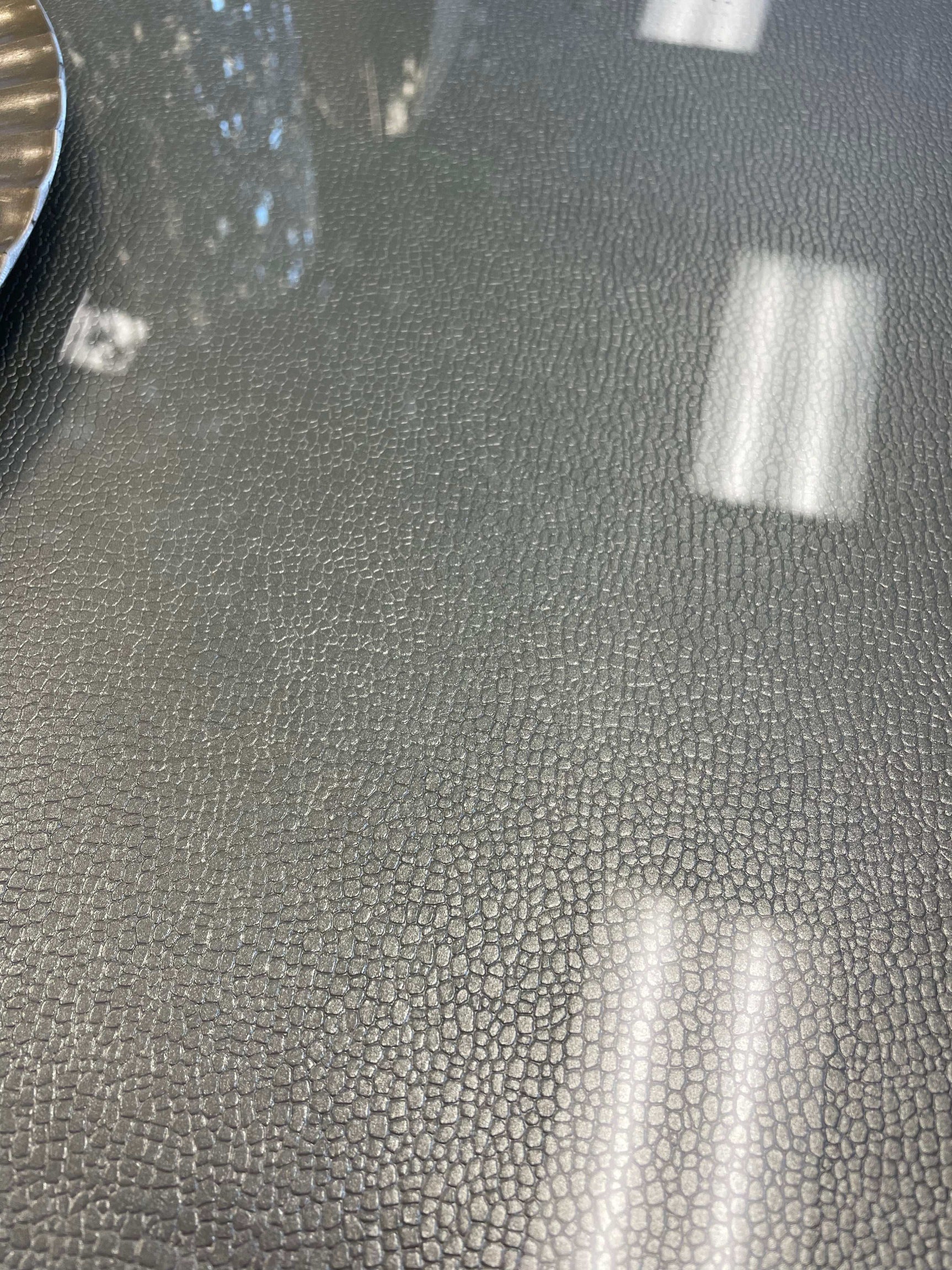 Celandine Silver Dining Table w/ Glass Insert & 18" Leaf - Ornate Home