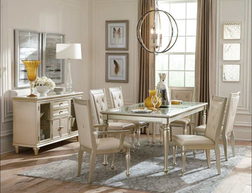 Celandine Silver Side Chair (Set of 2) - Ornate Home
