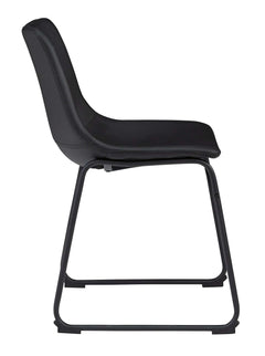 Centiar Black Side Chair (Set of 2) - Ornate Home
