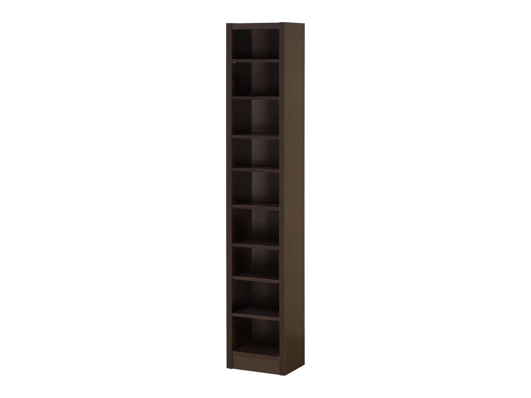 Chad Cappuccino Bookcase - Ornate Home