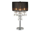 Chandelier Black 29.5" Table Touch Lamp (Set of 2) - Ornate Home
