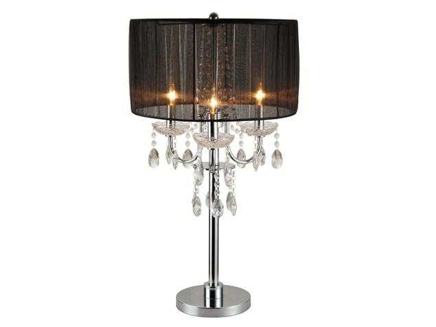 Chandelier Black 29.5" Table Touch Lamp (Set of 2) - Ornate Home