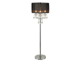Chandelier Black 62" Floor Lamp - Ornate Home