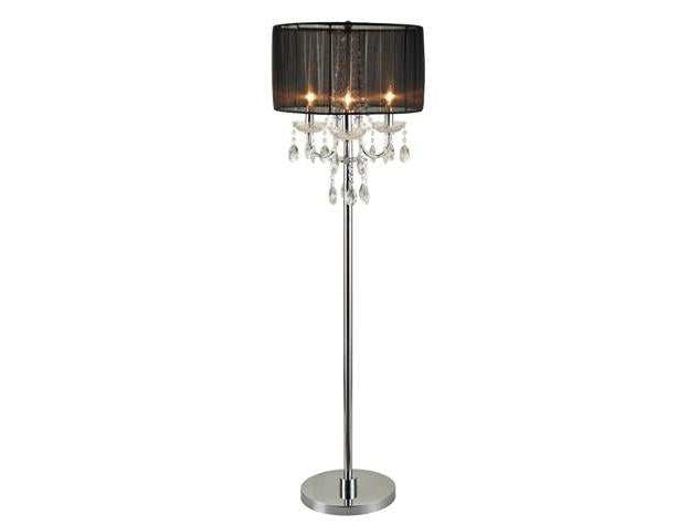 Chandelier Black 62" Floor Lamp - Ornate Home