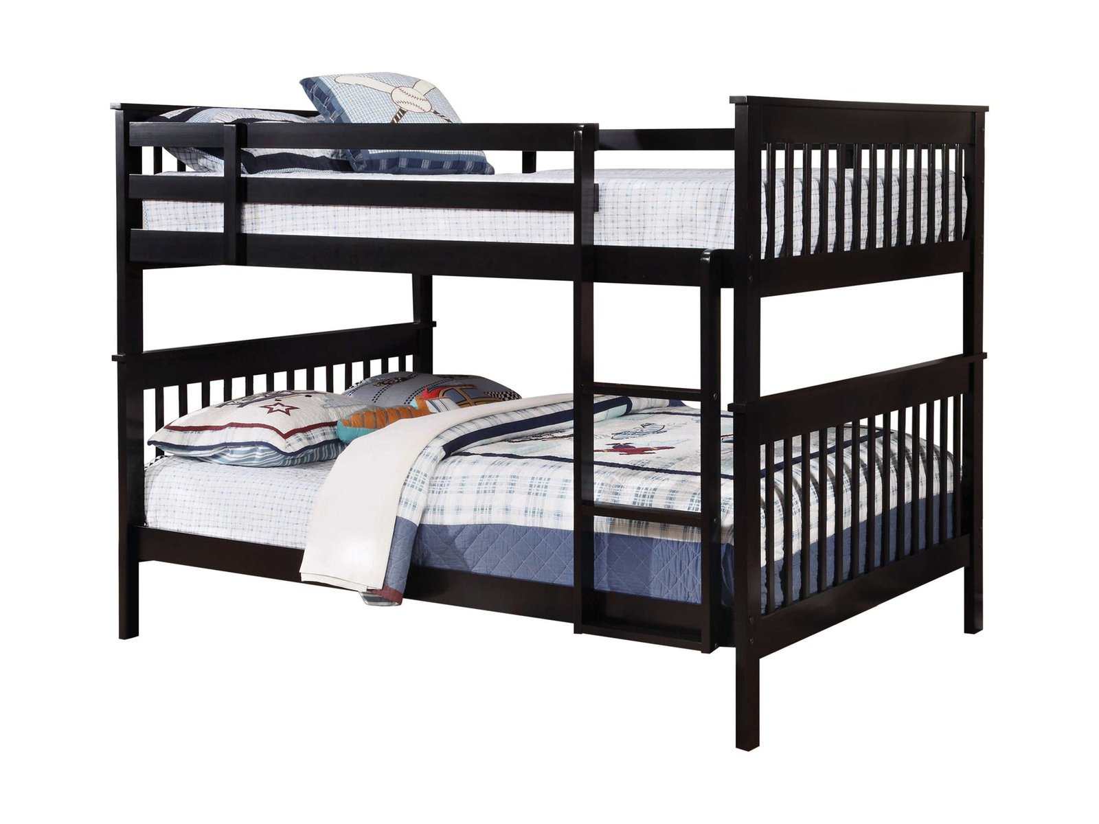 Chapman Black Full Over Full Bunk Bed - Ornate Home