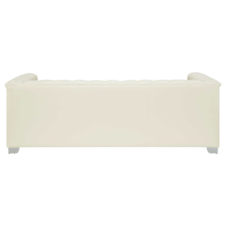Chaviano Pearl White 4 Pc Sofa Set - Ornate Home