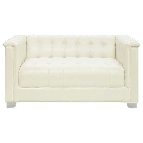 Chaviano Pearl White 4 Pc Sofa Set - Ornate Home