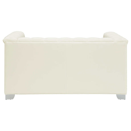 Chaviano Pearl White 4 Pc Sofa Set - Ornate Home