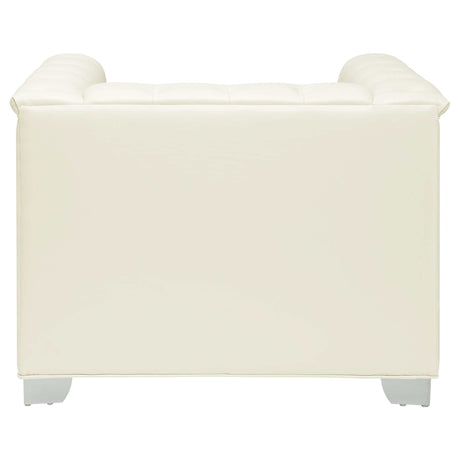 Chaviano Pearl White 4 Pc Sofa Set - Ornate Home