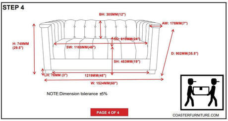 Chaviano Pearl White Stationary Loveseat - Ornate Home
