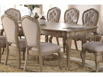 Chelmsford Antique Taupe Dining Table w/ 18" Leaf - Ornate Home