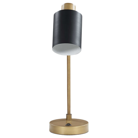 Cherise Antique Brass / Matte Black Table Lamp - Ornate Home