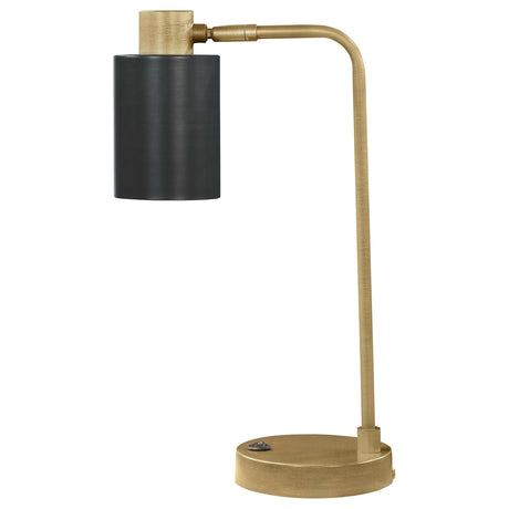 Cherise Antique Brass / Matte Black Table Lamp - Ornate Home