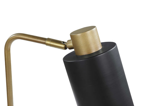 Cherise Antique Brass / Matte Black Table Lamp - Ornate Home