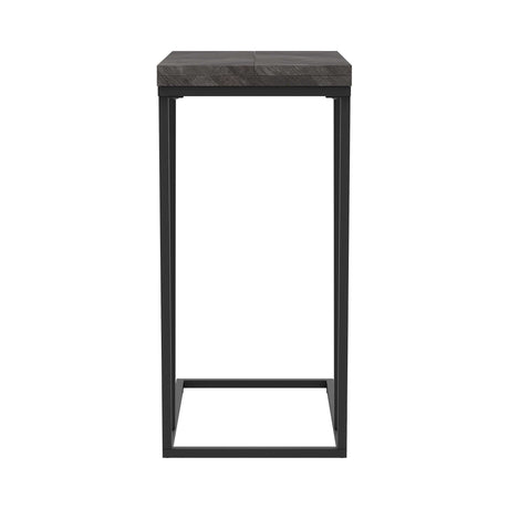 Chevron Grey Expandable Accent Table - Ornate Home