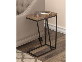 Chevron Tobacco Accent Table - Ornate Home