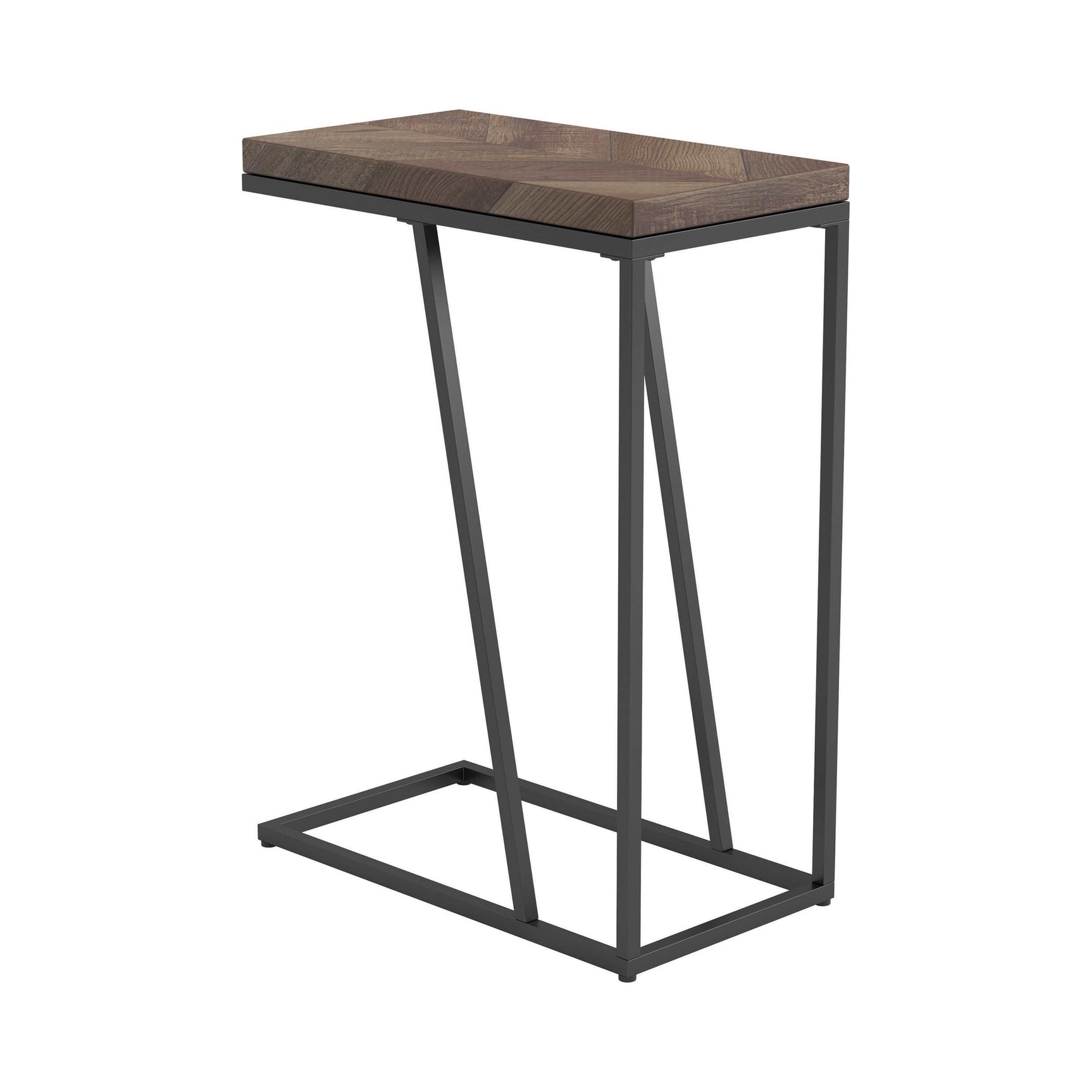 Chevron Tobacco Accent Table - Ornate Home