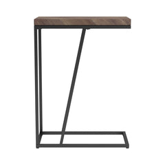Chevron Tobacco Accent Table - Ornate Home