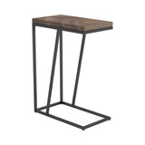 Chevron Tobacco Accent Table - Ornate Home