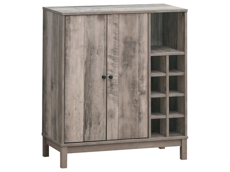 Cheyenne Weathered Acacia Bar Cabinet - Ornate Home