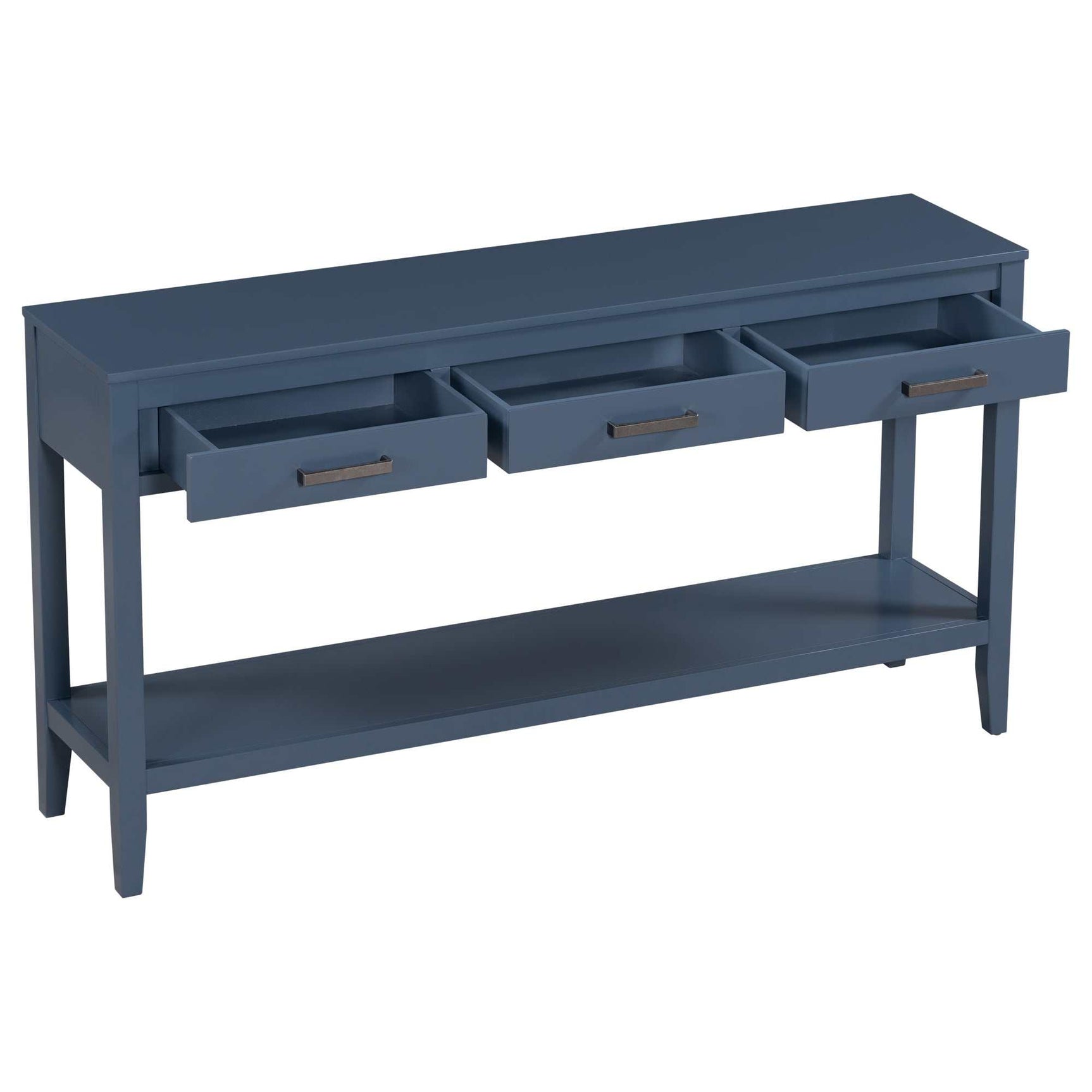 Chino Console Table Blue - Ornate Home