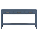Chino Console Table Blue - Ornate Home