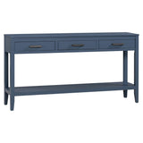 Chino Console Table Blue - Ornate Home