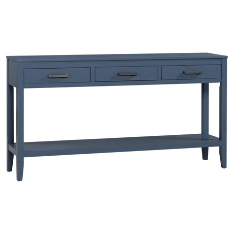 Chino Console Table Blue - Ornate Home