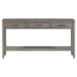 Chino Console Table Gray - Ornate Home