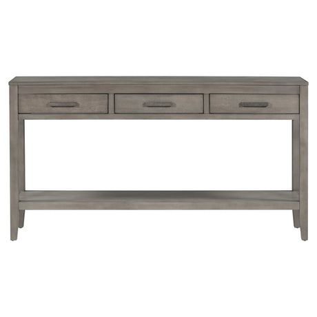 Chino Console Table Gray - Ornate Home