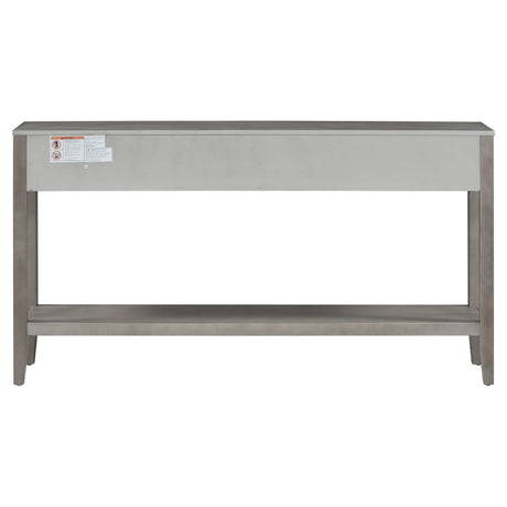 Chino Console Table Gray - Ornate Home