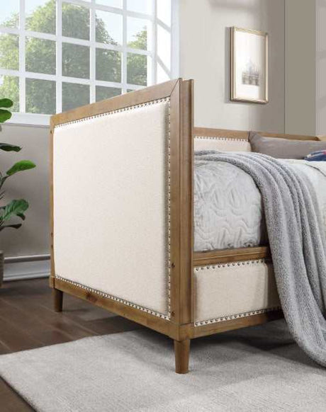 Chiron Beige/Light Oak Twin Daybed - Ornate Home